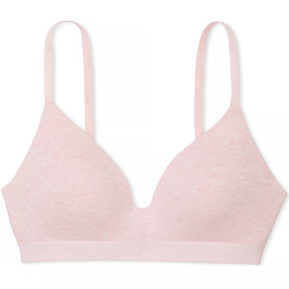 THE T-SHIRT Victoria’s Secret 40C
Lightly Lined Wireless Cotton Bra - Picture 2 of 13